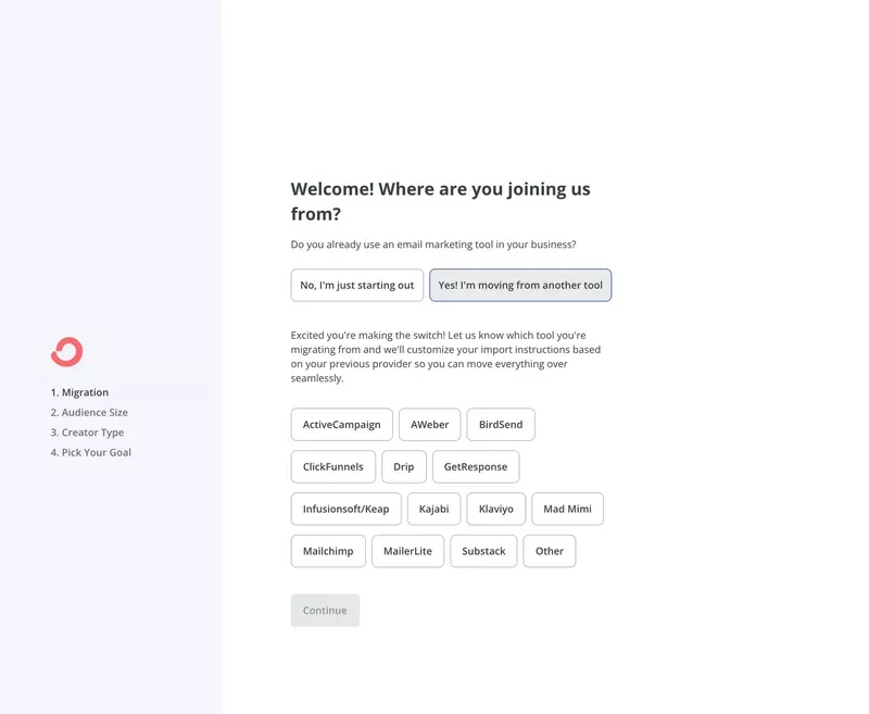 convertkit survey