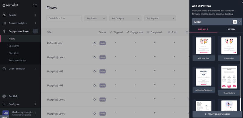 creating-flows-saas-customer -onboarding-template