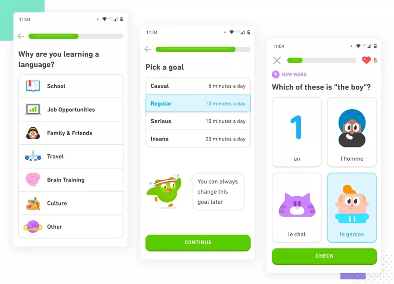 duolingo in app tutorial