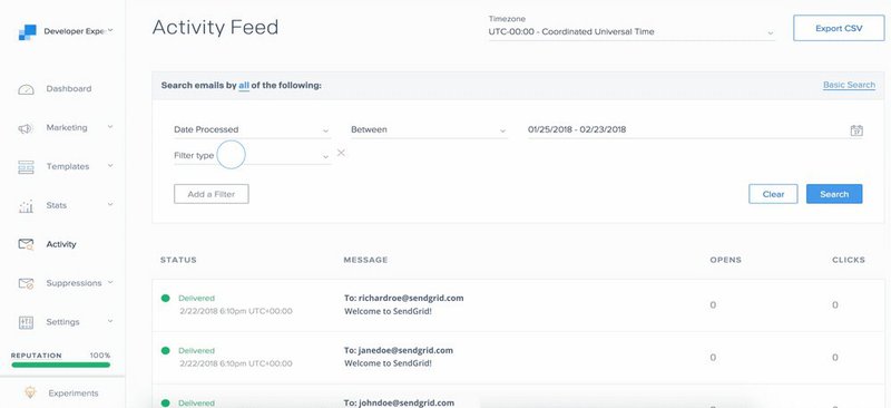 Twilio SendGrid Email API Demo - Understand The Delivery Journey and User Engagement for Every Email