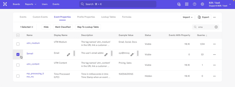 mixpanel event tracking tool