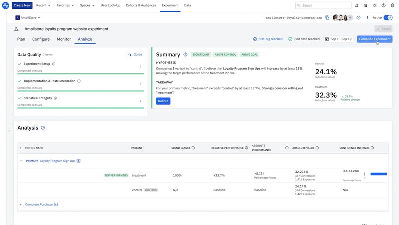 Amplitude-A-B-test-analytics