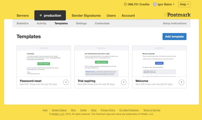ActiveCampaign Postmark Demo - Template Management