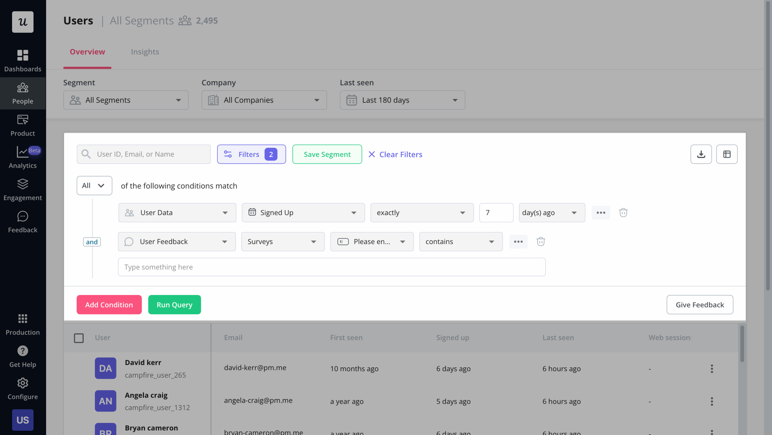 Segmentation in Userpilot 
