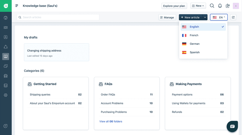 freshdesk customer self service portals