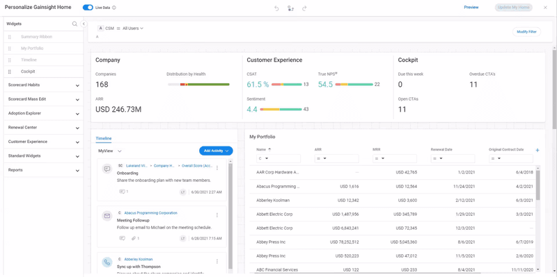Gainsight_dashboard-customer-experience-management-software