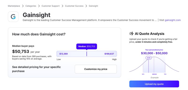 gainsight pricing