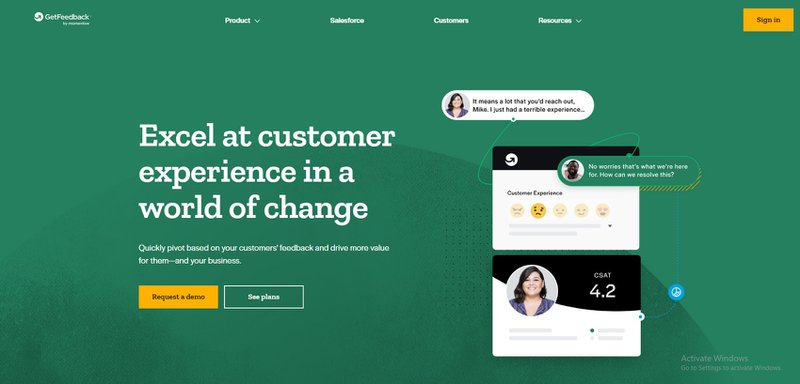 GetFeedback - Typeform alternatives