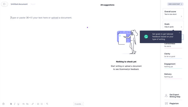 Grammarly tooltip
