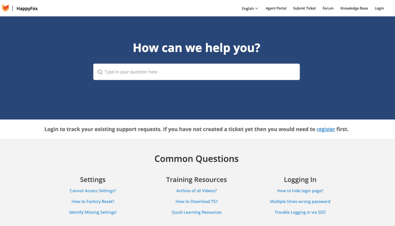 Happy Fox Knowledge Base