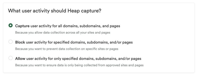 heap autocapture privacy settings