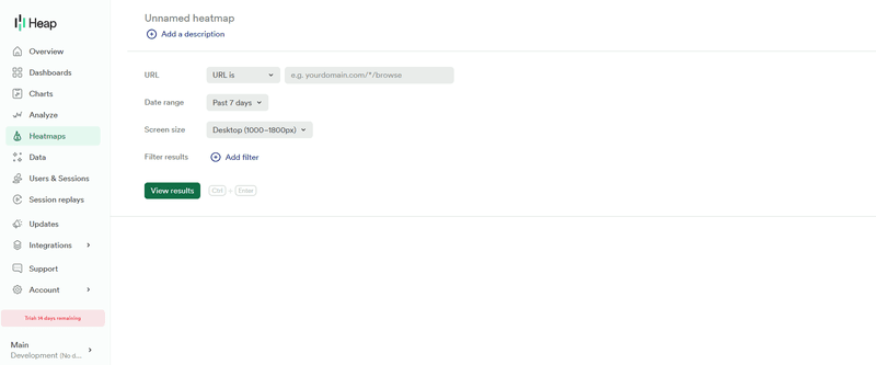 Heatmaps in Heap