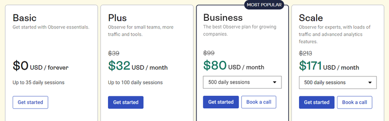 Hotjar-pricing-Screenshot