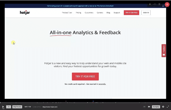 Hotjar Analytics