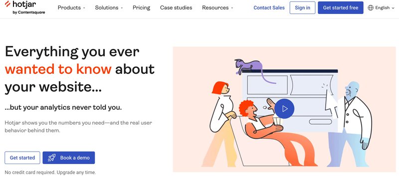 Hotjar website