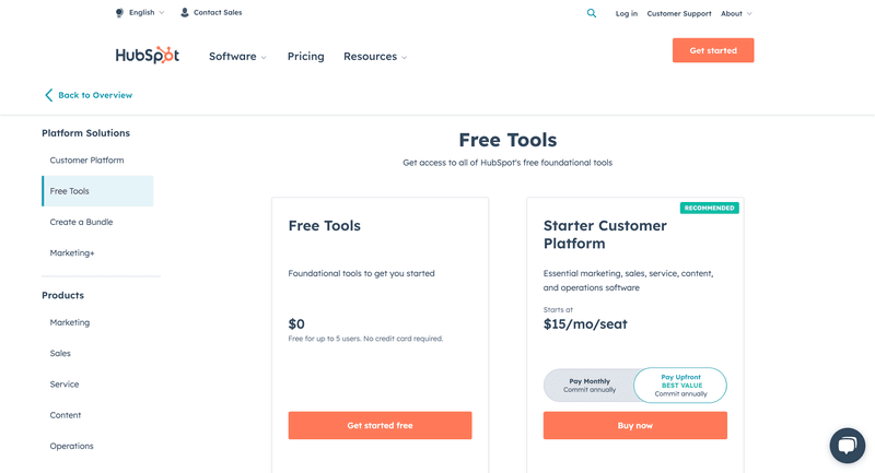 Hubspot pricing