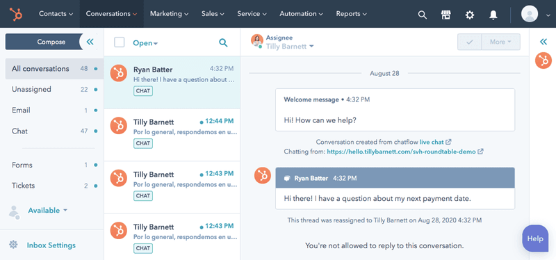 hubspot customer self service portals