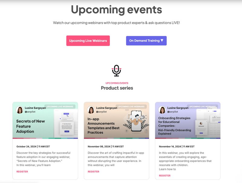 Userpilot-webinars