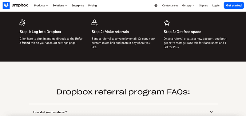 Dropbox-referral-program