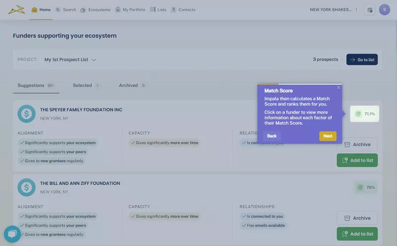 impala product tour example
