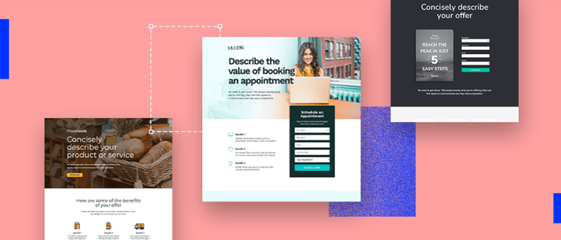 Unbounce landing page builder