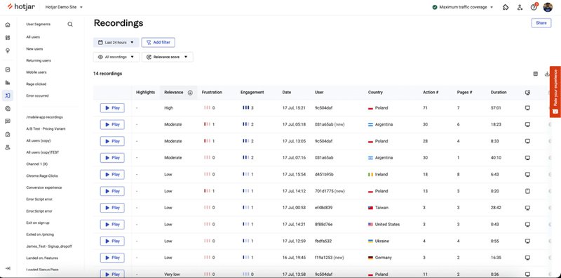 Hotjar-session-recordings