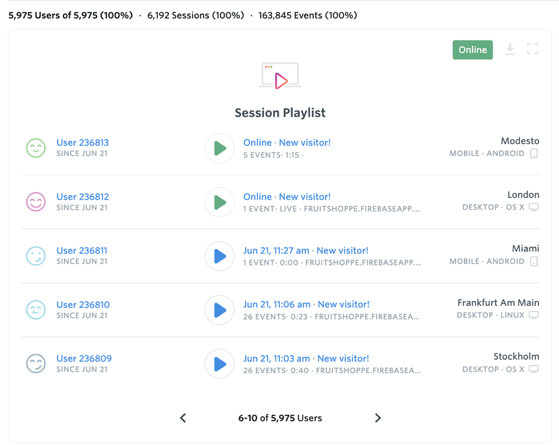 Fullstory-session-playlist