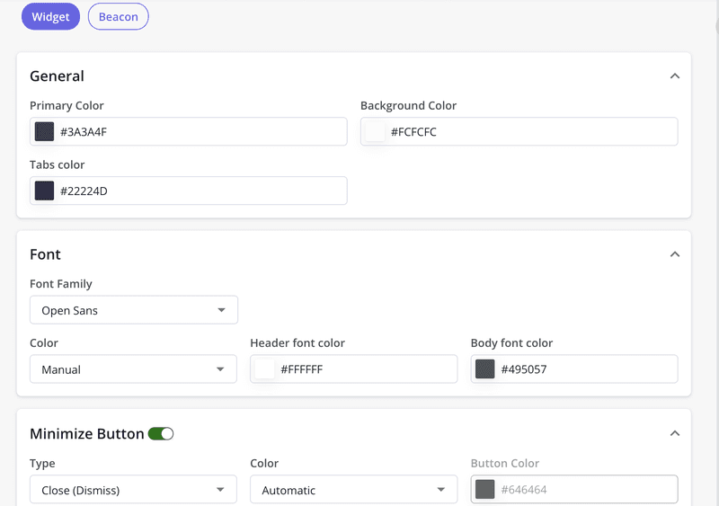 Widget-customization-Userpilot