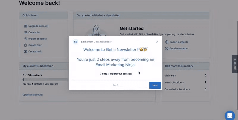Get-a-newsletter-onboarding-screens-examples