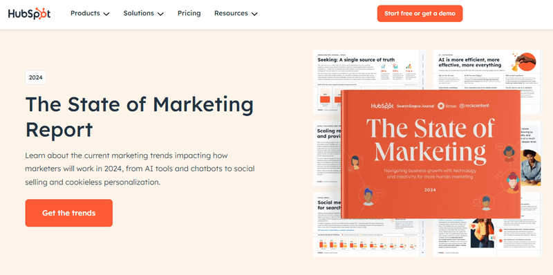 Hubspot’s State of Marketing report