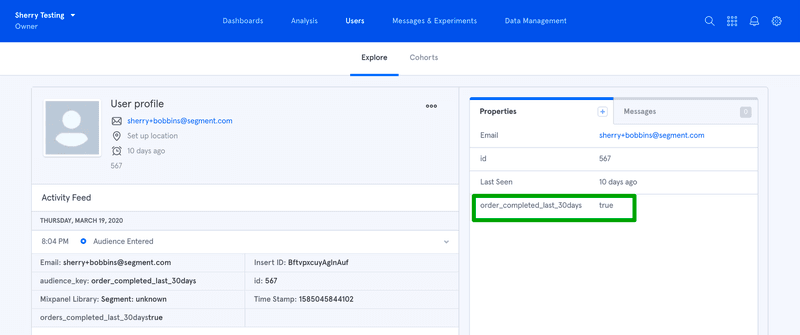 Segmentation logic in Mixpanel