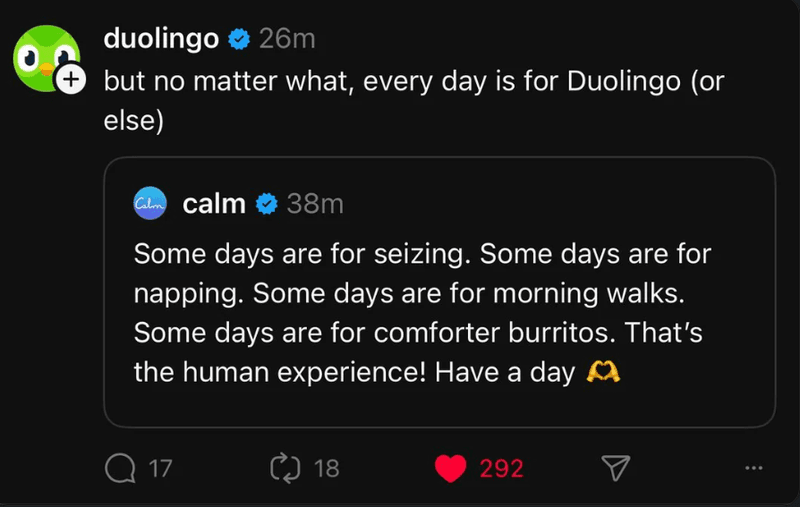 Duolingo on threads