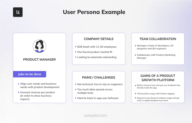User persona example