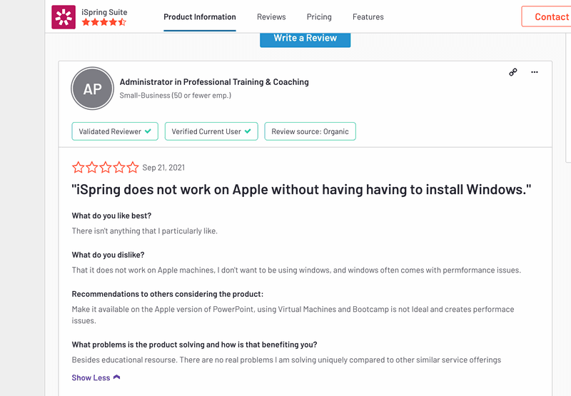 ispring suite review 2 instructional design software