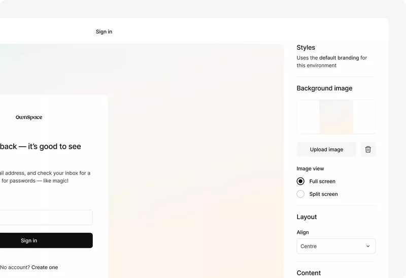 kinde user onboarding tools