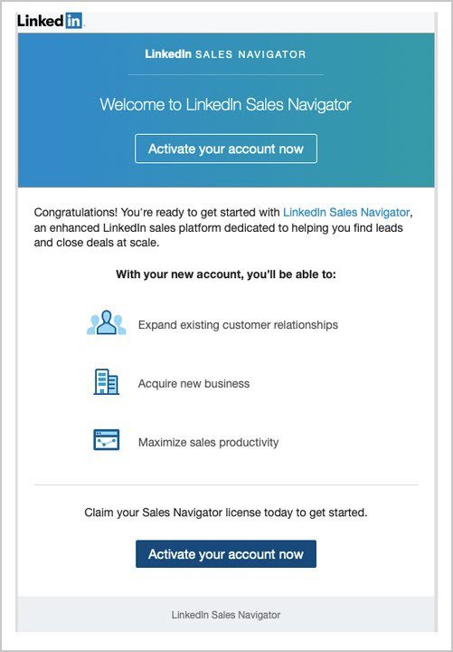 LinkedIn Sales Navigator onboarding app benefits