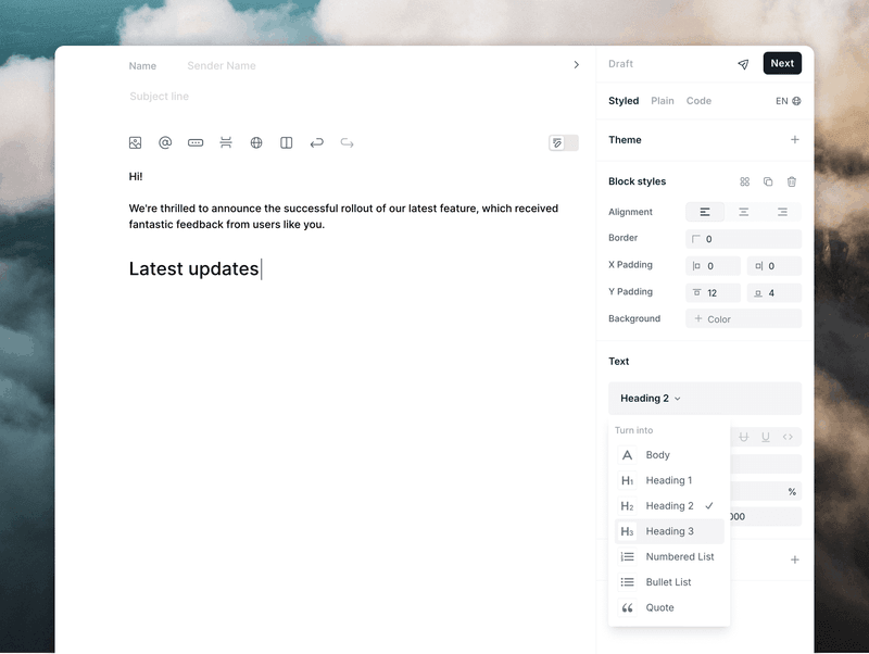 loops email marketing tools