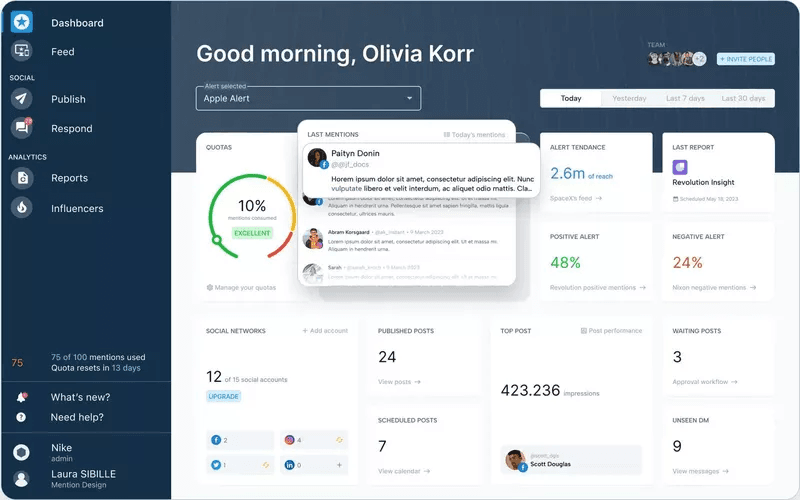 mention software for customer feedback