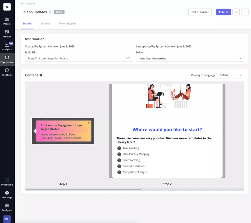 Boost engagement with Userpilot's in-app modals.