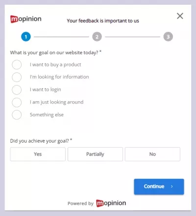 App feedback tools: MoOpinion