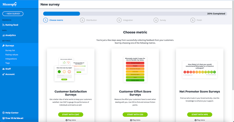 nicereply nps software