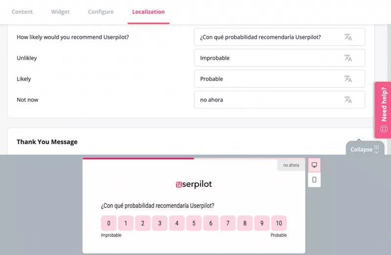NPS Localization