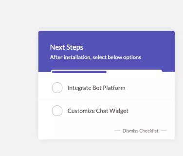 Kommunicate checklist created with Userpilot.