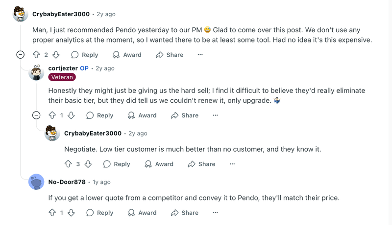pendo discussion