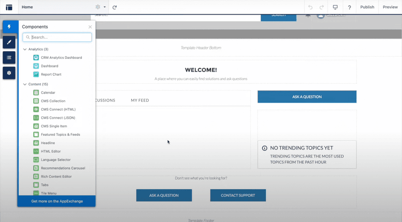 salesforce customer self service support