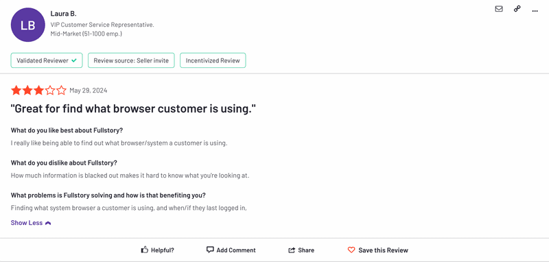 fullstory session recording review 1
