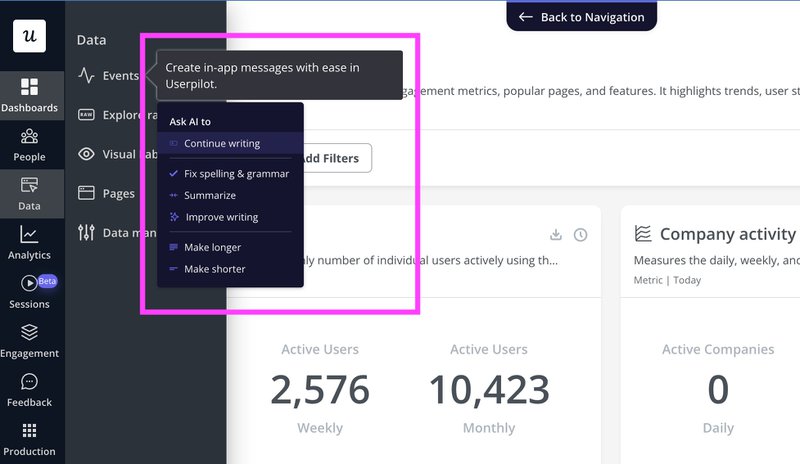 Userpilot-AI-writing