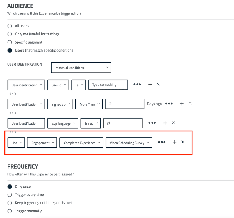 Userpilot user segmentation tools