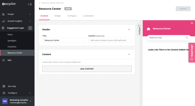 Self-serve-help-center
