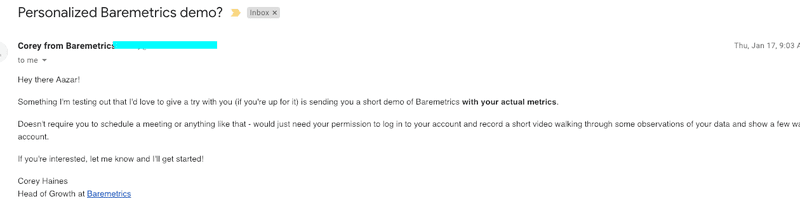 self-serve onboarding email